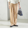 SHIPS Primary Navy Label:麻 レーヨン イージー パンツ