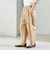 SHIPS Primary Navy Label:麻 レーヨン イージー パンツ