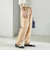 SHIPS Primary Navy Label:麻 レーヨン イージー パンツ