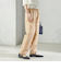 SHIPS Primary Navy Label:麻 レーヨン イージー パンツ