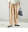 SHIPS Primary Navy Label:麻 レーヨン イージー パンツ