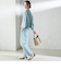 SHIPS Primary Navy Label:麻 レーヨン イージー パンツ