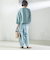 SHIPS Primary Navy Label:麻 レーヨン イージー パンツ