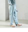 SHIPS Primary Navy Label:麻 レーヨン イージー パンツ