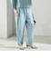 SHIPS Primary Navy Label:麻 レーヨン イージー パンツ