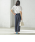 SHIPS Primary Navy Label:麻 レーヨン イージー パンツ