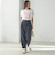 SHIPS Primary Navy Label:麻 レーヨン イージー パンツ