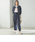 SHIPS Primary Navy Label:麻 レーヨン イージー パンツ
