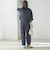 SHIPS Primary Navy Label:麻 レーヨン イージー パンツ
