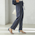 SHIPS Primary Navy Label:麻 レーヨン イージー パンツ