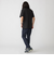 LACOSTE: TH5582-99 アウトラインクロック クルーネック Tシャツ