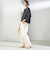 〈手洗い可能〉ツイル ストレート パンツ（セットアップ対応）