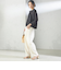 〈手洗い可能〉ツイル ストレート パンツ（セットアップ対応）