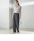〈手洗い可能〉ツイル ストレート パンツ（セットアップ対応）