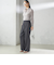〈手洗い可能〉ツイル ストレート パンツ（セットアップ対応）
