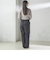 〈手洗い可能〉ツイル ストレート パンツ（セットアップ対応）