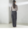 〈手洗い可能〉ツイル ストレート パンツ（セットアップ対応）