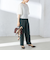 〈手洗い可能〉ツイル ストレート パンツ（セットアップ対応）