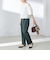 〈手洗い可能〉ツイル ストレート パンツ（セットアップ対応）