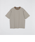 SHIPS: ハイゲージ クルーネック ポンチ Tシャツ