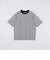 SHIPS: ハイゲージ クルーネック ポンチ Tシャツ