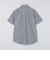 SHIPS: からみ織り 半袖  ボタンダウン シャツ
