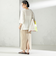 〈手洗い可能〉リブ ジャージー 2WAY ストレッチ スカート