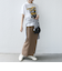 〈手洗い可能〉リブ ジャージー 2WAY ストレッチ スカート