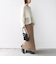 〈手洗い可能〉リブ ジャージー 2WAY ストレッチ スカート
