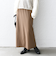 〈手洗い可能〉リブ ジャージー 2WAY ストレッチ スカート