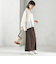 〈手洗い可能〉リブ ジャージー 2WAY ストレッチ スカート