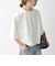 SHIPS any:〈洗濯機可能〉インレイ ハーフスリーブ ショートTEE