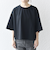 SHIPS any:〈洗濯機可能〉インレイ ハーフスリーブ ショートTEE