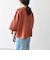 SHIPS any:〈洗濯機可能〉インレイ ハーフスリーブ ショートTEE