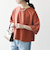SHIPS any:〈洗濯機可能〉インレイ ハーフスリーブ ショートTEE