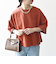 SHIPS any:〈洗濯機可能〉インレイ ハーフスリーブ ショートTEE