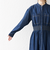 《一部予約》SHIPS any: シャーリング デニム ポケット ワンピース ［SHIPS any DENIM］