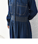 《一部予約》SHIPS any: シャーリング デニム ポケット ワンピース ［SHIPS any DENIM］