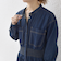 《一部予約》SHIPS any: シャーリング デニム ポケット ワンピース ［SHIPS any DENIM］