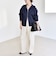 〈洗濯機可能〉ポンチ ダブルジップ スウェット パーカー