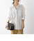 SHIPS any:〈洗濯機可能〉REPREVE レギュラーカラー ルーズ ポケット シャツ