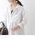 SHIPS any:〈洗濯機可能〉REPREVE レギュラーカラー ルーズ ポケット シャツ