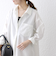 SHIPS any:〈洗濯機可能〉REPREVE レギュラーカラー ルーズ ポケット シャツ