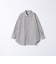《一部追加予約》SHIPS any:〈洗濯機可能〉REPREVE レギュラーカラー ルーズ ポケット シャツ