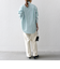 SHIPS any:〈洗濯機可能〉REPREVE レギュラーカラー ルーズ ポケット シャツ
