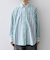 《一部追加予約》SHIPS any:〈洗濯機可能〉REPREVE レギュラーカラー ルーズ ポケット シャツ