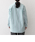 《一部追加予約》SHIPS any:〈洗濯機可能〉REPREVE レギュラーカラー ルーズ ポケット シャツ