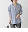 《一部追加予約》SHIPS any:〈洗濯機可能〉REPREVE レギュラーカラー ルーズ ポケット シャツ