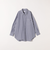《一部追加予約》SHIPS any:〈洗濯機可能〉REPREVE レギュラーカラー ルーズ ポケット シャツ