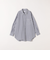 《一部追加予約》SHIPS any:〈洗濯機可能〉REPREVE レギュラーカラー ルーズ ポケット シャツ
